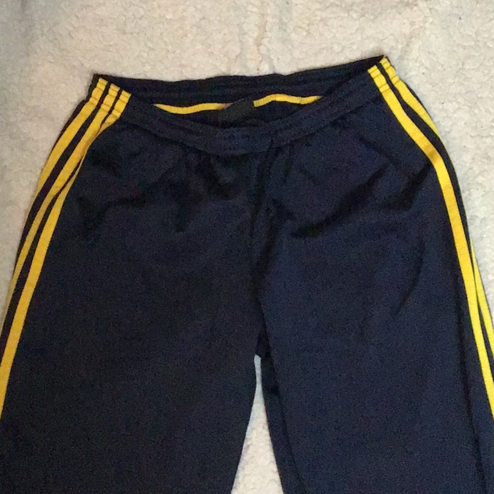 Vtg. Adidas 🏀 athletic pants, navy - Picture 2 of 12